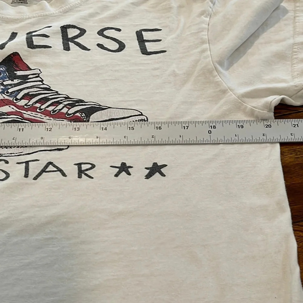 2 Converse Tees Island Palm Trees T-shirt size Small Converse Shoes tee … - Picture 12 of 16